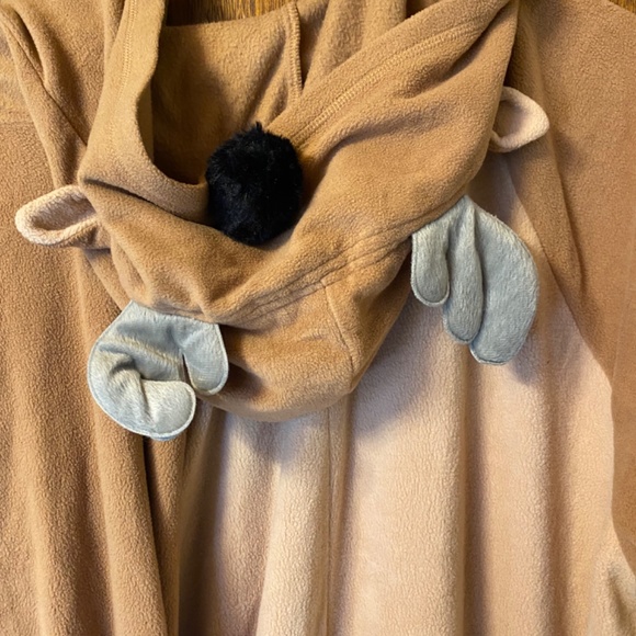 Christmas Reindeer zip up pajamas - Picture 3 of 10